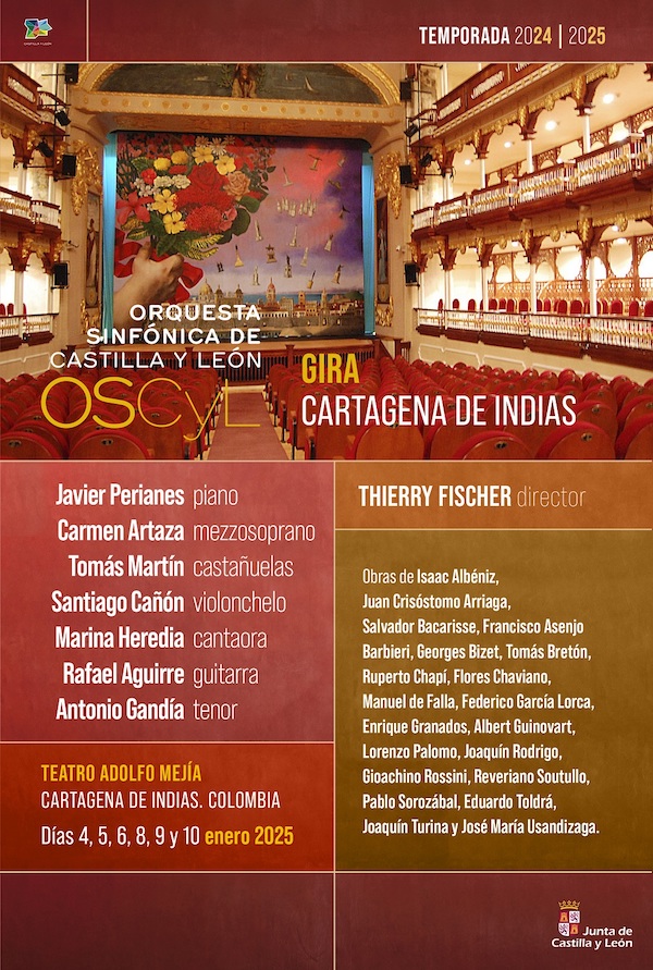 La Orquesta Sinfónica de Castilla y León ofrece seis conciertos en Cartagena de Indias