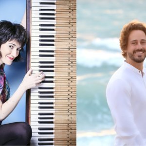 Noelia Rodiles y Antonio Galera tocan juntos en València a cuatro manos y dos pianos