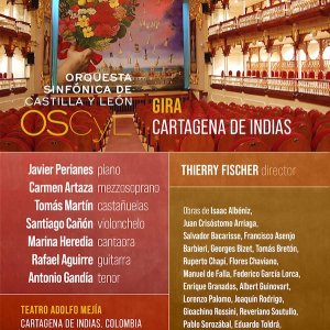 La Orquesta Sinfónica de Castilla y León ofrece seis conciertos en Cartagena de Indias