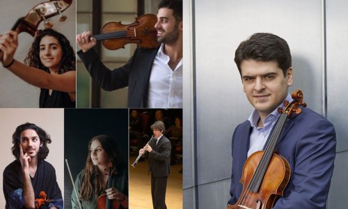 El Ensemble Nasmé, liderado por el violinista Michael Barenboim, reúne a cinco músicos palestinos en el Festival de Música de Canarias