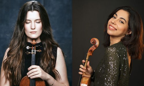 La violinista María Florea y la violista Sara Ferrández, juntas con ADDA Simfònica en Alicante